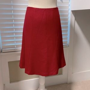 Brooks Brothers Christmas red skirt
